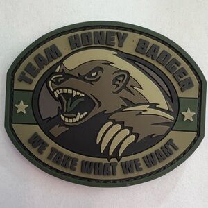 Team Honey Badger PVC Patch